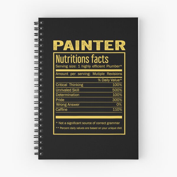 Item preview, Painter birthday Gifts Shirt,Cool Painter Funny Nutrition Facts Mens Womens Christmas Fathers Days Gift, Painter Nutrition Facts designed and sold by xlnv.