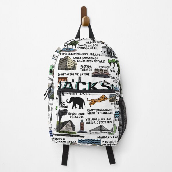 Item preview, Jacksonville Florida Map designed and sold by fiberandgloss.