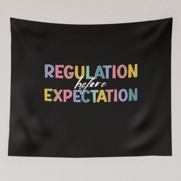 Item preview, Regulation Before Expectation Autism Social Work Acceptance designed and sold by Dream-bubble.