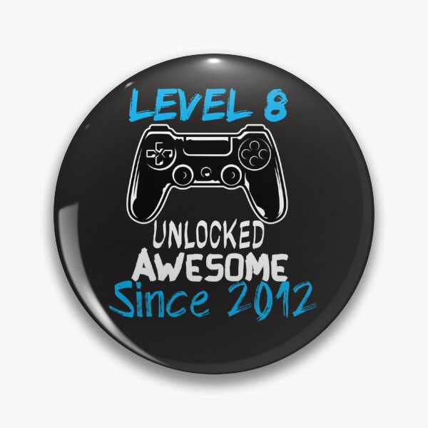 Item preview, Level 8 Unlocked Awesome Since 2012 - gamer - gaming designed and sold by Guillaumel2107.
