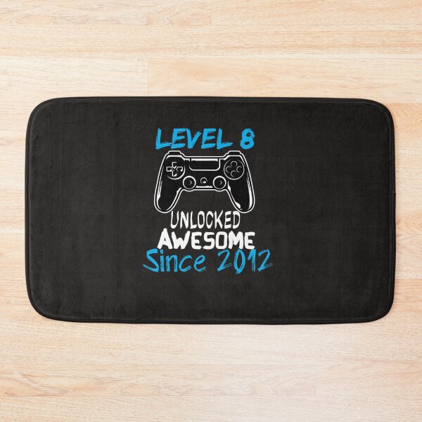 Item preview, Level 8 Unlocked Awesome Since 2012 - gamer - gaming designed and sold by Guillaumel2107.