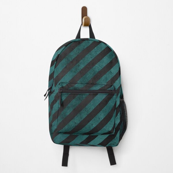 Item preview, Dark Teal And Black Diagonal Stripe Pattern designed and sold by ThisIsMugLife.
