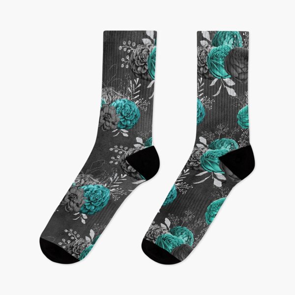 Item preview, Dark Teal Roses And Stripes Pattern designed and sold by ThisIsMugLife.