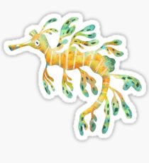 Pegatina Seadragon frondoso