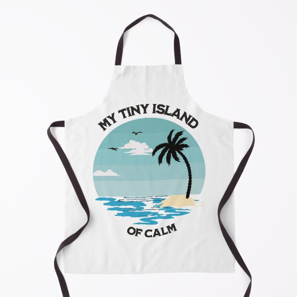 Item preview, Kopie von Island with palm tree- my tiny island of calm designed and sold by Mirksaz-designs.