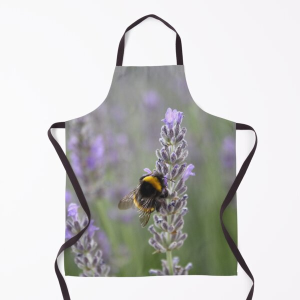 Item preview, Bumblebee On Lavender Close Up Photograph designed and sold by taiche.