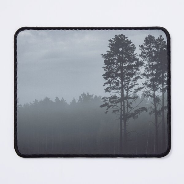 Item preview, Mystery pine forest covered with fog designed and sold by Lukasz Szczepanski.