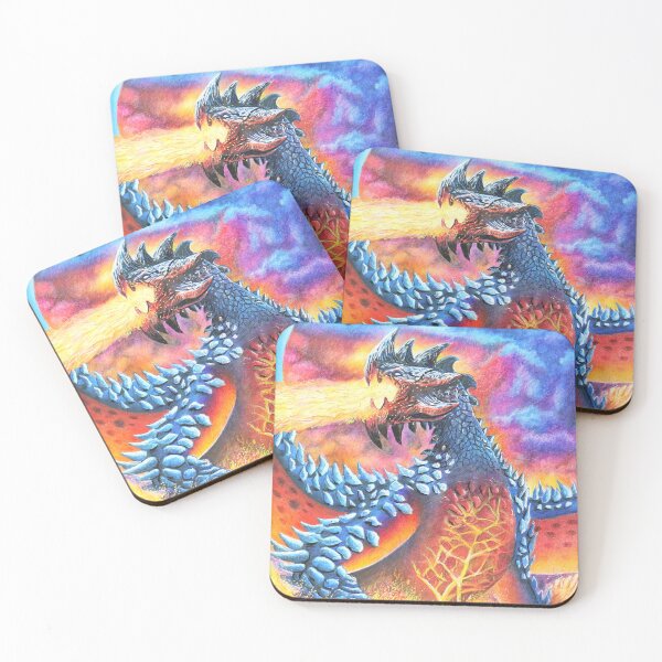 Item preview, Colorful Fire breathing Dragon designed and sold by Kitslam Art.