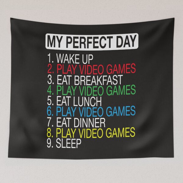 Item preview, My Perfect Day Video Games  designed and sold by Guillaumel2107.