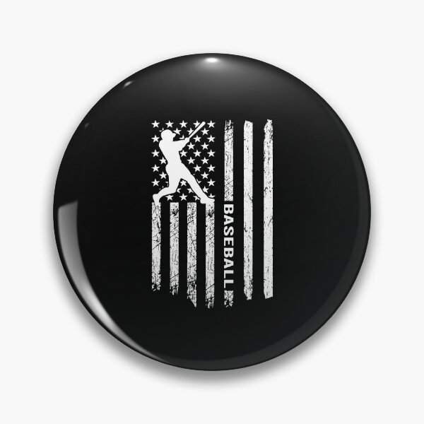 Artikelvorschau, Amerikanische Flaggen-Baseball-Spieler Retro Vintage USA-Flagge entworfen und verkauft von clothesy7.