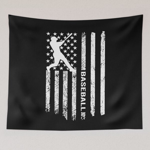 Item preview, American Flag Baseball Player Retro Vintage USA Flag  designed and sold by clothesy7.