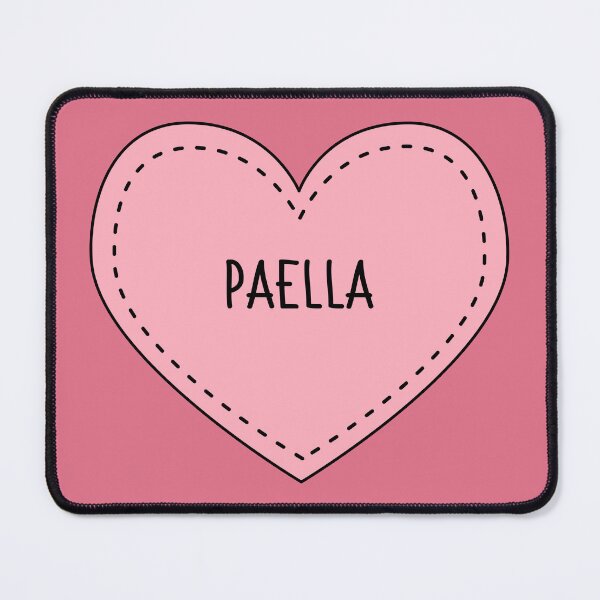 Item preview, Paella Cute Pink Cottagecore Heart Spanish Food designed and sold by cashewdays.