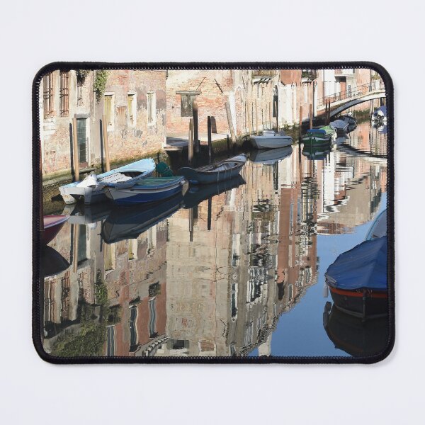 Parking on the Canal, Venice, Italy Mouse Pad