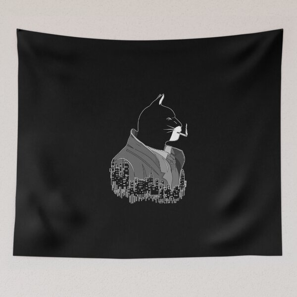 Item preview, Blacksad Night City Black And White Noire Essential T-Shirt designed and sold by verarheaf9.
