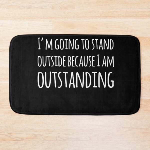 Item preview,  Outstanding Funny Gifts- White Text designed and sold by MerciMe.