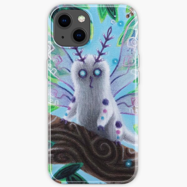 A Little Frir Perched Among the Flowers iPhone Soft Case
