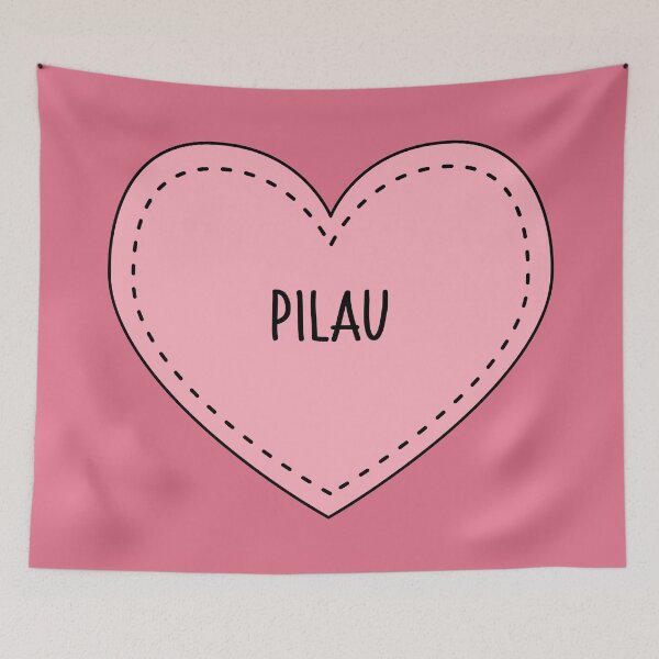 Item preview, Pilau Cute Pink Cottagecore Heart Indian Food designed and sold by cashewdays.