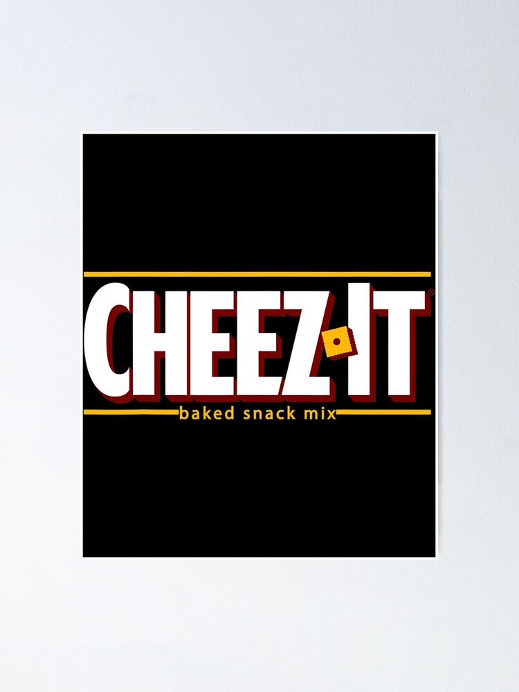 "CheezIt Logo" Poster for Sale by jadedstair7613 Redbubble