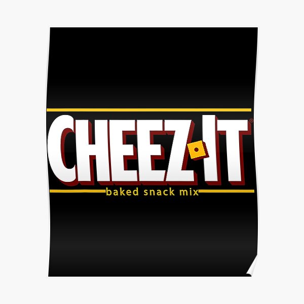 "CheezIt Logo" Poster for Sale by jadedstair7613 Redbubble