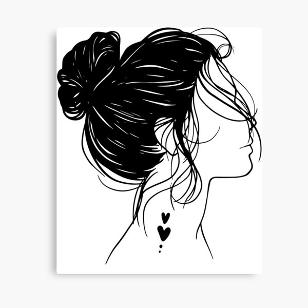 How to Draw a Manga Woman with a Bun Hairstyle Front View  StepbyStep  Pictures  How 2 Draw Manga