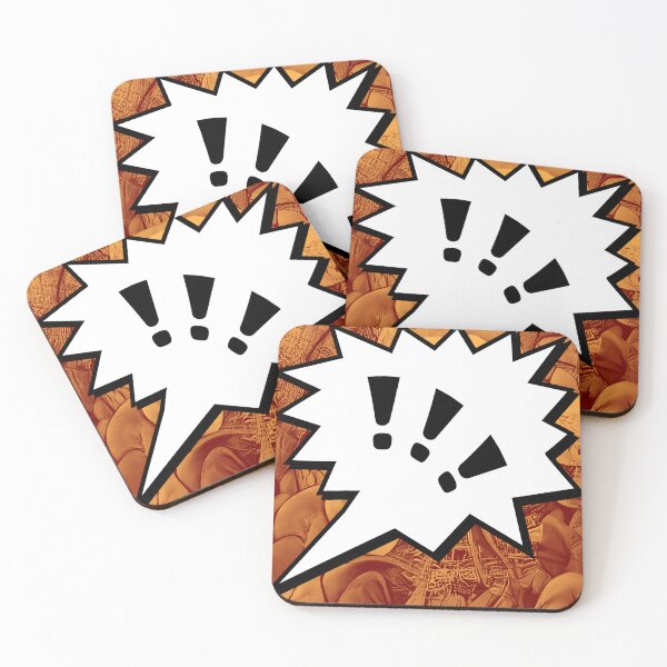 Item preview, Shouting Speech Bubble Shouting Exclamation Points designed and sold by Petalglassjade.