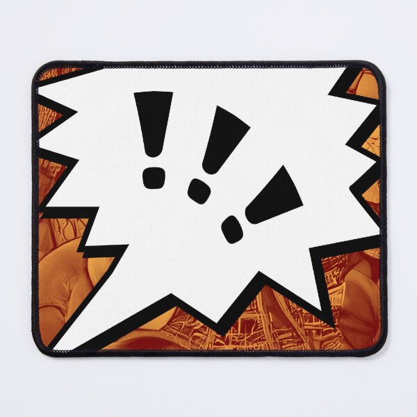 Item preview, Shouting Speech Bubble Shouting Exclamation Points designed and sold by Petalglassjade.