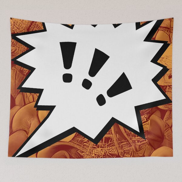 Item preview, Shouting Speech Bubble Shouting Exclamation Points designed and sold by Petalglassjade.