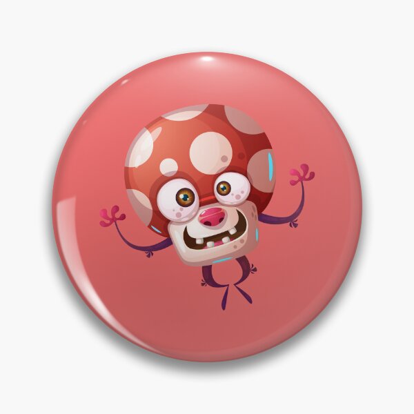 Item preview, Scary Monster, Cute Cartoon Child Drawing, Calm Colorful Illustration Art designed and sold by TinyBeezle.
