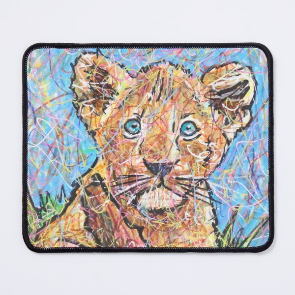 Item preview, Colorful Baby Lion Cub for Kids designed and sold by Kitslam Art.