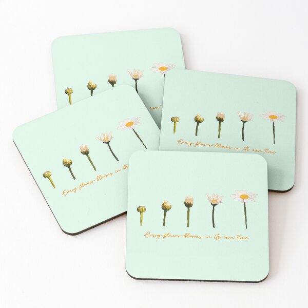 Item preview, Every flower blooms in its own time - positive affirmation quotes  designed and sold by Vivid-wear.