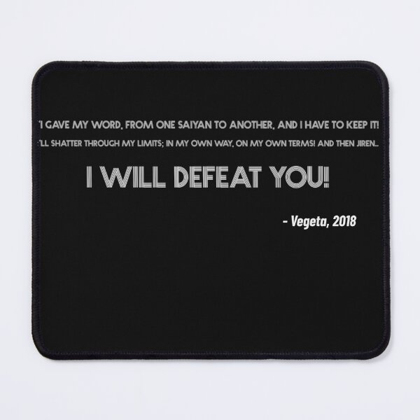 Item preview, Legendary Quotes: Vegeta's Promise - V2 designed and sold by Frame-n-Play.