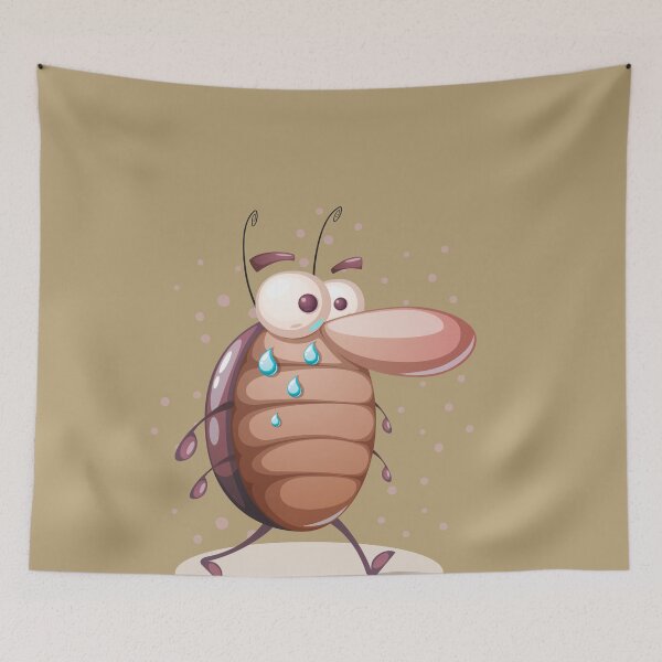 Item preview, Crying Cockroach, Cute Cartoon Child Drawing, Calm Colorful Illustration Art designed and sold by TinyBeezle.