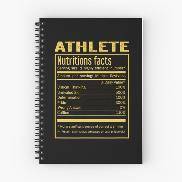 Item preview, athlete birthday Gifts Shirt,Cool athlete Funny Nutrition Facts Mens Womens Christmas Fathers Days Gift, athlete Nutrition Facts designed and sold by xlnv.
