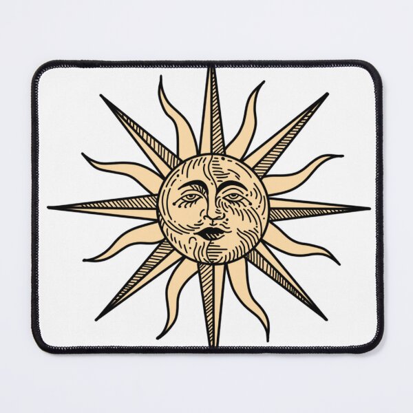 Item preview, simple flash tattoo design of a sun designed and sold by Delom.