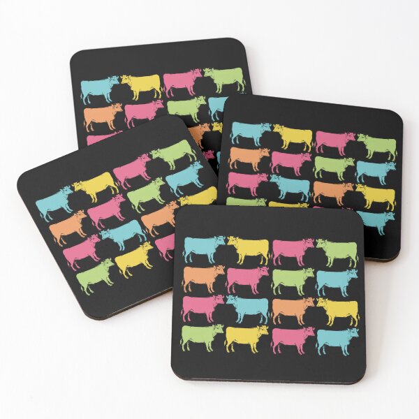 Item preview, Colorful cows in a row designed and sold by marina63.