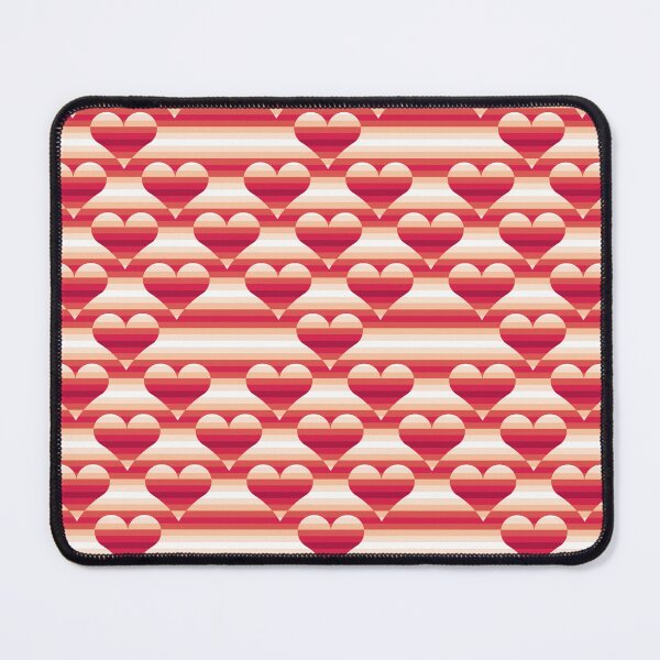Item preview, Striped Valentines Day Heart Pattern designed and sold by kallyfactory.