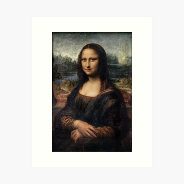 Mona Lisa - Just another digital edit Art Print