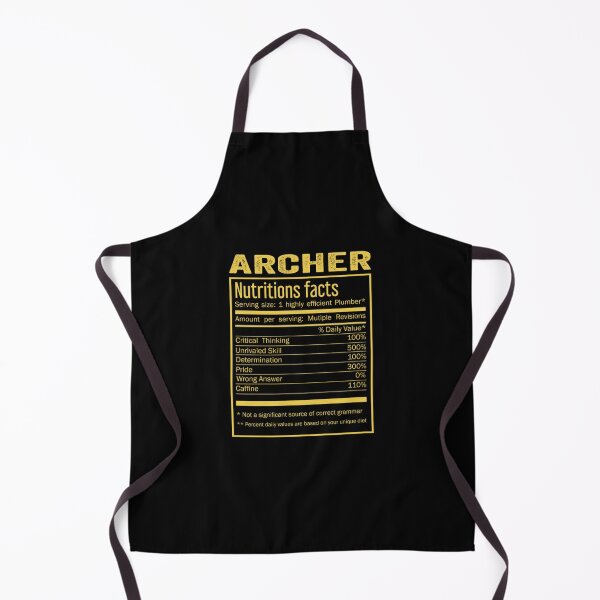Item preview, archer birthday Gifts Shirt,Cool archer Funny Nutrition Facts Mens Womens Christmas Fathers Days Gift, archer Nutrition Facts designed and sold by xlnv.