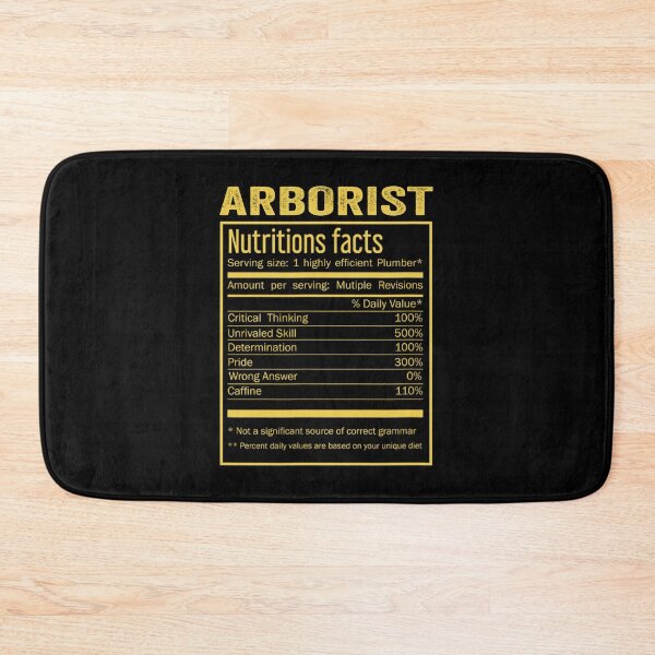 Item preview, Arborist birthday Gifts Shirt,Cool Arborist Funny Nutrition Facts Mens Womens Christmas Fathers Days Gift, Arborist Nutrition Facts designed and sold by xlnv.