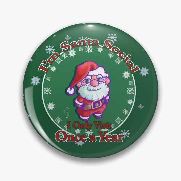 Item preview, Santa Social designed and sold by Sutilmente.