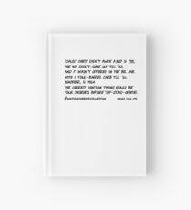 How to Answer a Trick Question by Mona Lisa Vito Hardcover Journal