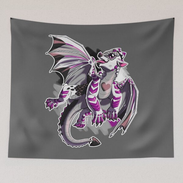 Item preview, Demi Pride Dragon designed and sold by Kimberly Holbrook Arts.