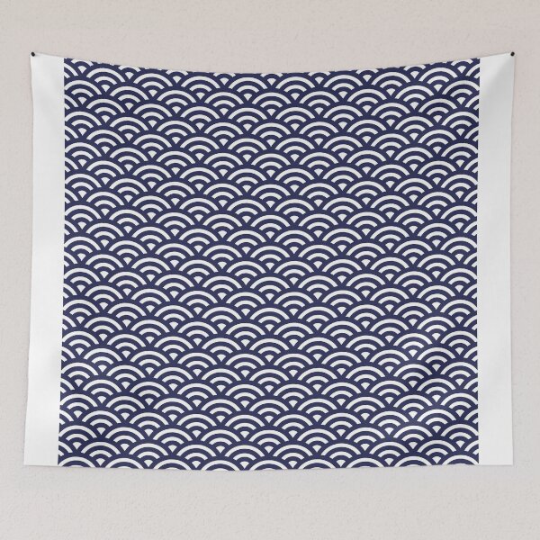 Item preview, Japanese Waves Pattern designed and sold by jaysanstudio.