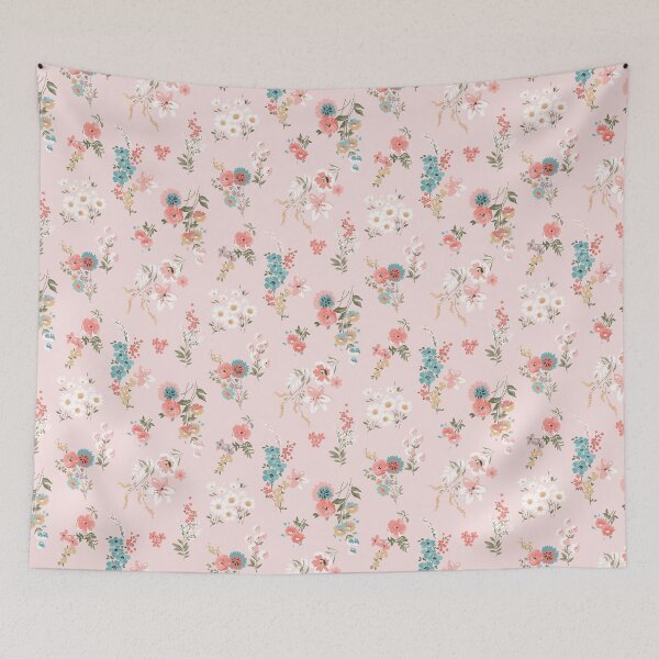 Item preview, Blush Pink Wildflowers designed and sold by newburyboutique.