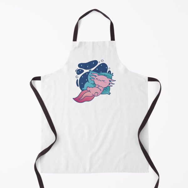 Item preview, Cute kawaii sleeping axolotl - Sleepalotl design for late risers designed and sold by JanooFactory.