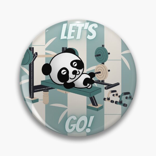 Item preview, Cute Panda Training Lifting Weights designed and sold by CrossThunder.