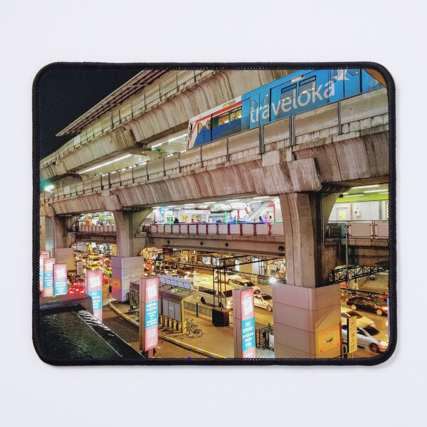 Item preview, Bangkok SkyTrain & BTS Cityscape designed and sold by SubtleSplit.