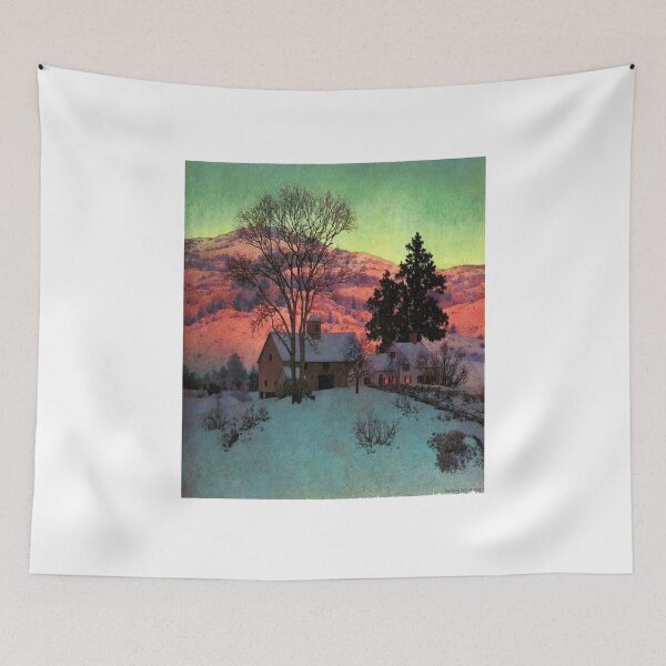 Item preview, Maxfield Parrish Afterglow 1947 designed and sold by Sky-Art-80s.