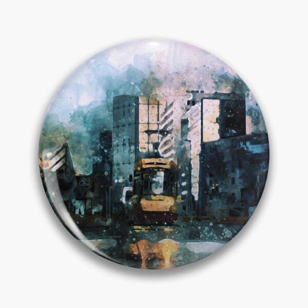 Item preview, Digital-artistic watercolor city designed and sold by ElliOzy.