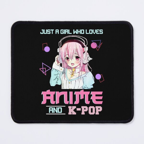 Item preview, Just A Girl Who Loves Anime And K-Pop designed and sold by JulieGoodman92.